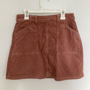 Kendall and Kylie ribbed mini skirt